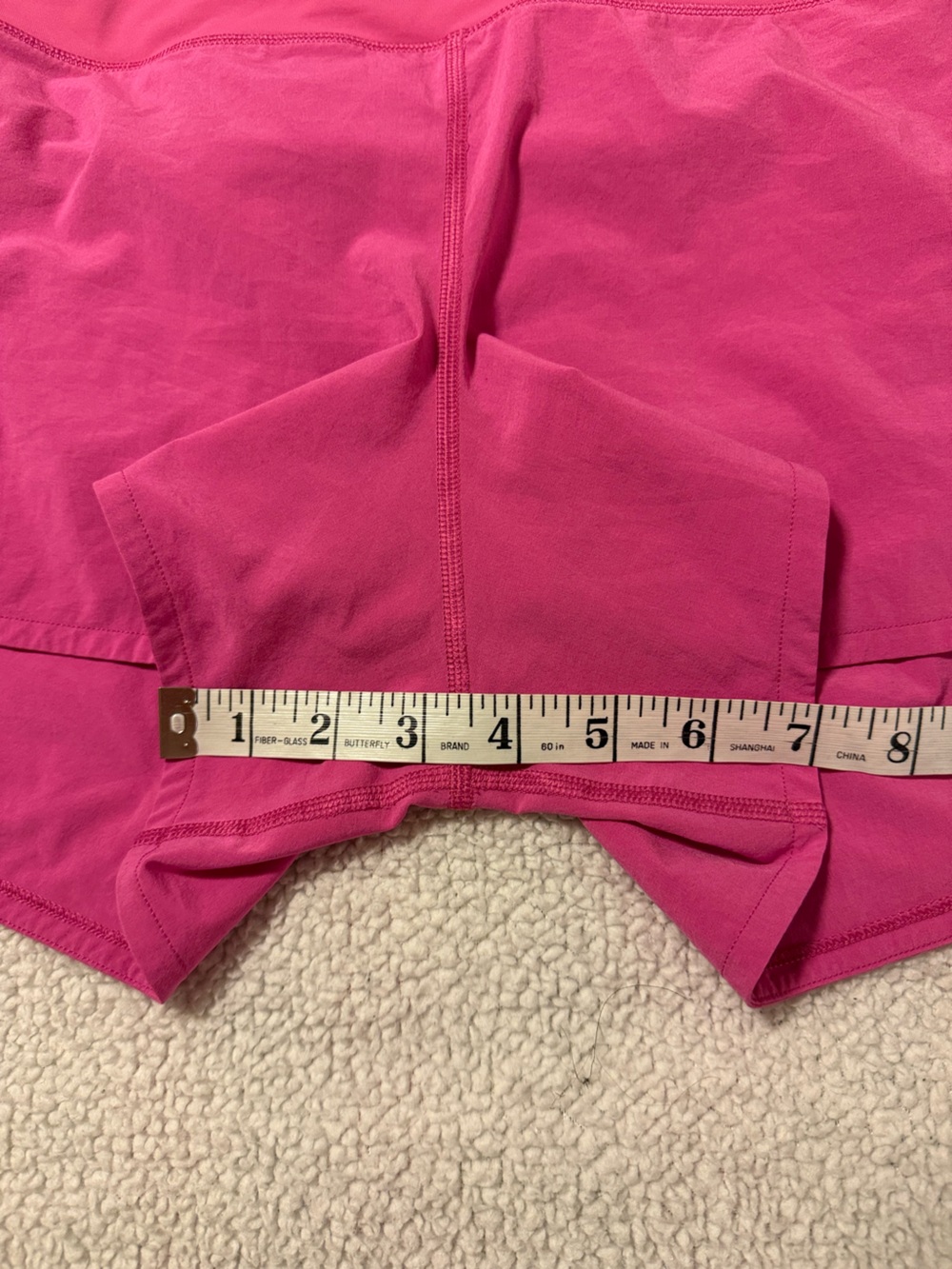 Lululemon Speed Up Athletic Shorts Long *4" Hot Pink Highlight Sonic Sporty - Picture 8 of 15